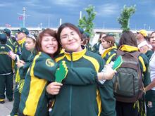 2006 Denver NAIG Games: Team Saskatchewan at the Opening Ceremonies