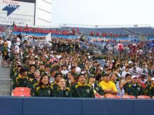 2006 Denver NAIG Games: Team Saskatchewan at the Opening Ceremonies