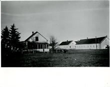Sargeants residence south end of grounds
