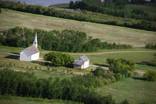 Batoche Buildings and Grounds Heliphotos (2)