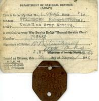 Certification to wear service badge
