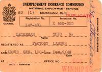 National Employment Service Identification Card