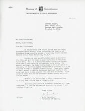 Letter from A.I. Bereskin to John Steinhaurer, November 21, 1962